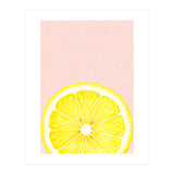 Lemon Slice, Fresh Citrus Kitchen Summer Art (Print Only) thumbnail