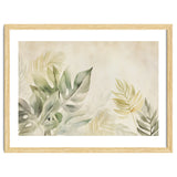 Gentle Leaf Tropical Whispers Watercolor Green thumbnail