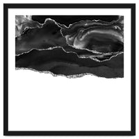 Black & Silver Agate Texture 05