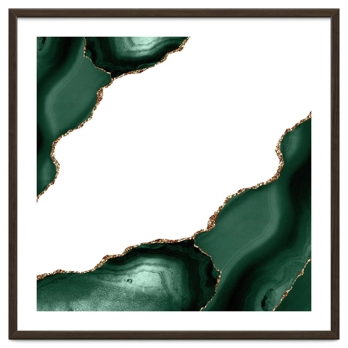 Emerald & Gold Agate Texture 16