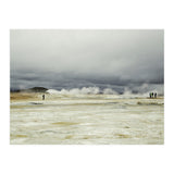 Tourists at the volcano steam spot - Iceland (Print Only) thumbnail