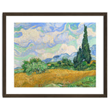 Wheat Field with Cypresses. thumbnail