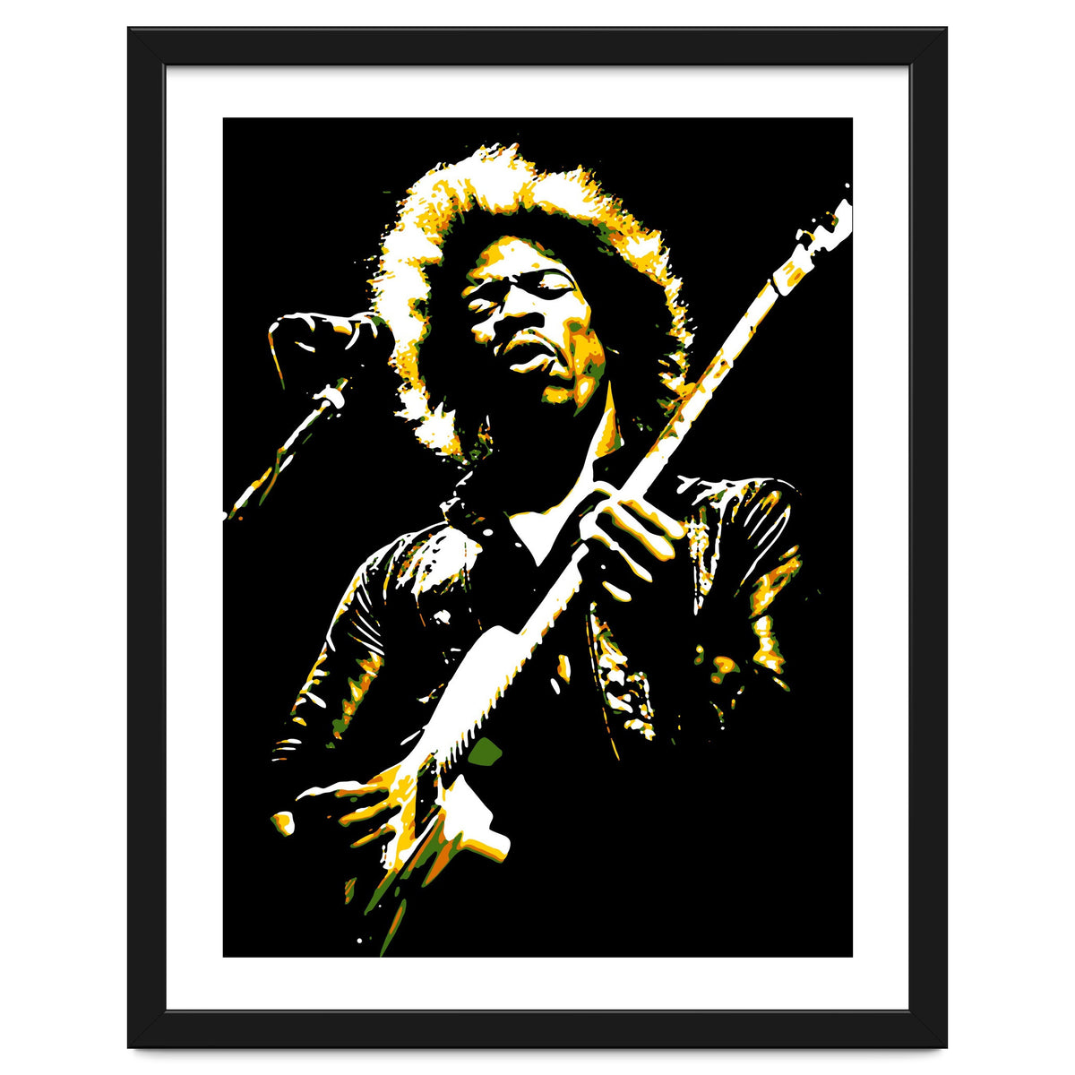 Jimi Hendrix in Pop Art