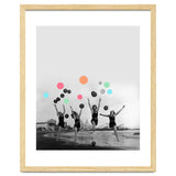 Vintage Women Black & White Photography Balloons Freedom Feminism Women's Rights Individuality thumbnail
