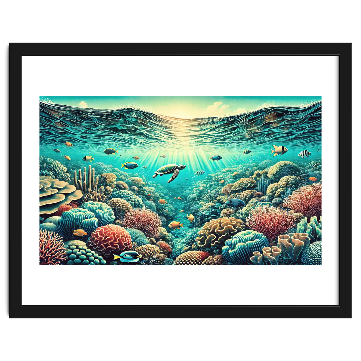 Vintage Australia, Great Barrier Reef Poster