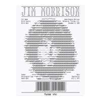 Receipt Art Jim Morrison (Print Only)