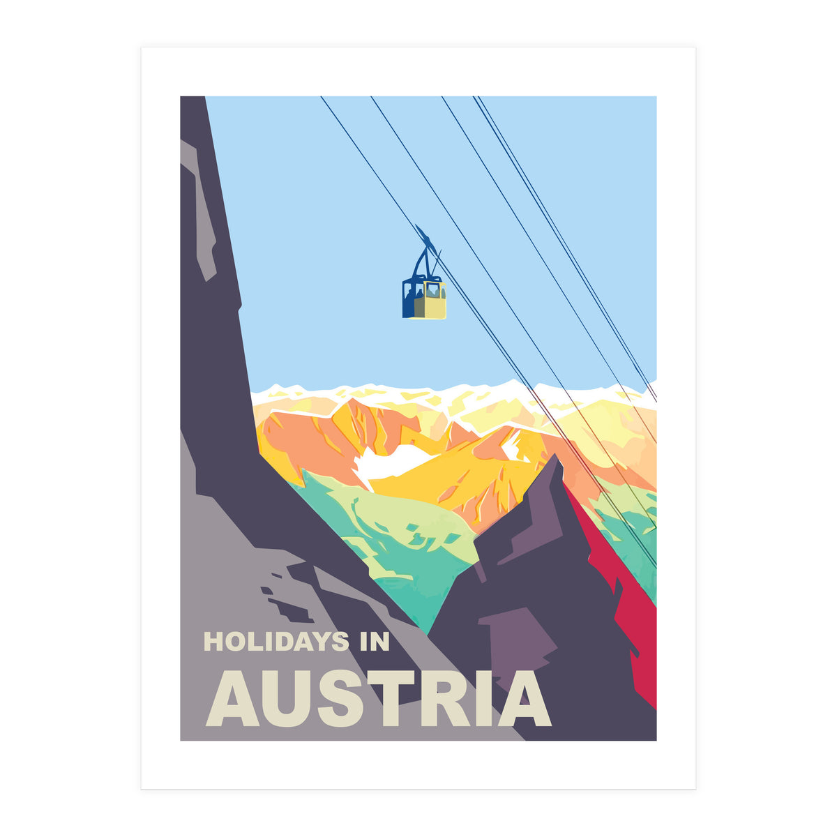 Holidays In Austria (Print Only)