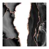 Black & Rose Gold Agate Texture 07  (Print Only) thumbnail