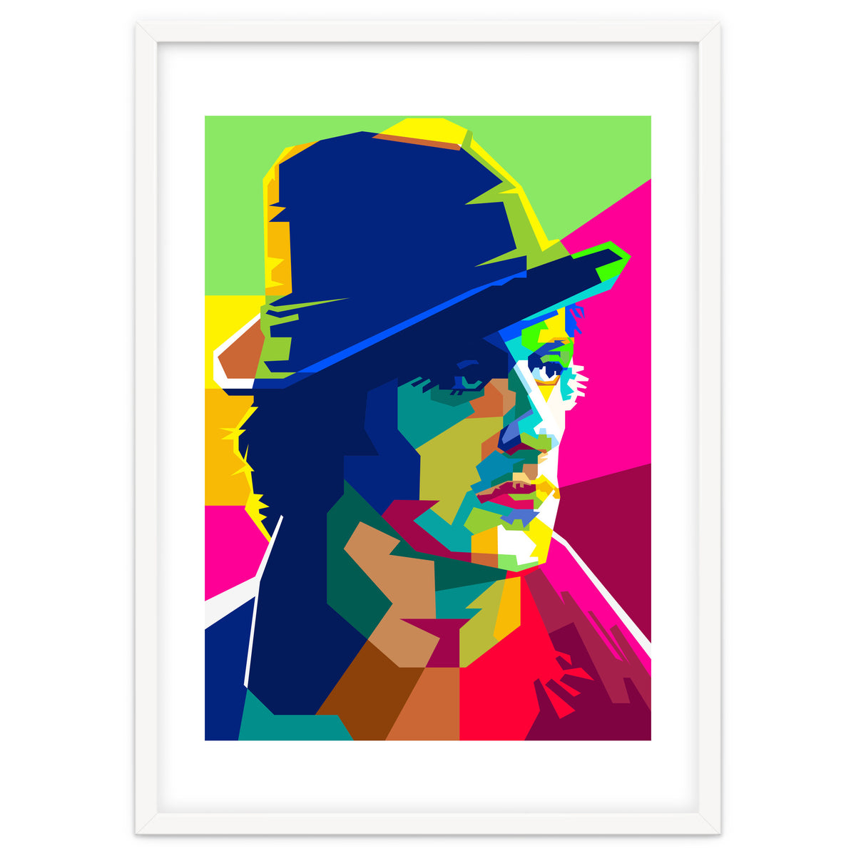 Sylvester Sly Stallone American Actor Pop Art WPAP