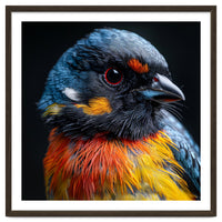 Close Up Of A Colorful Bird In The Wild