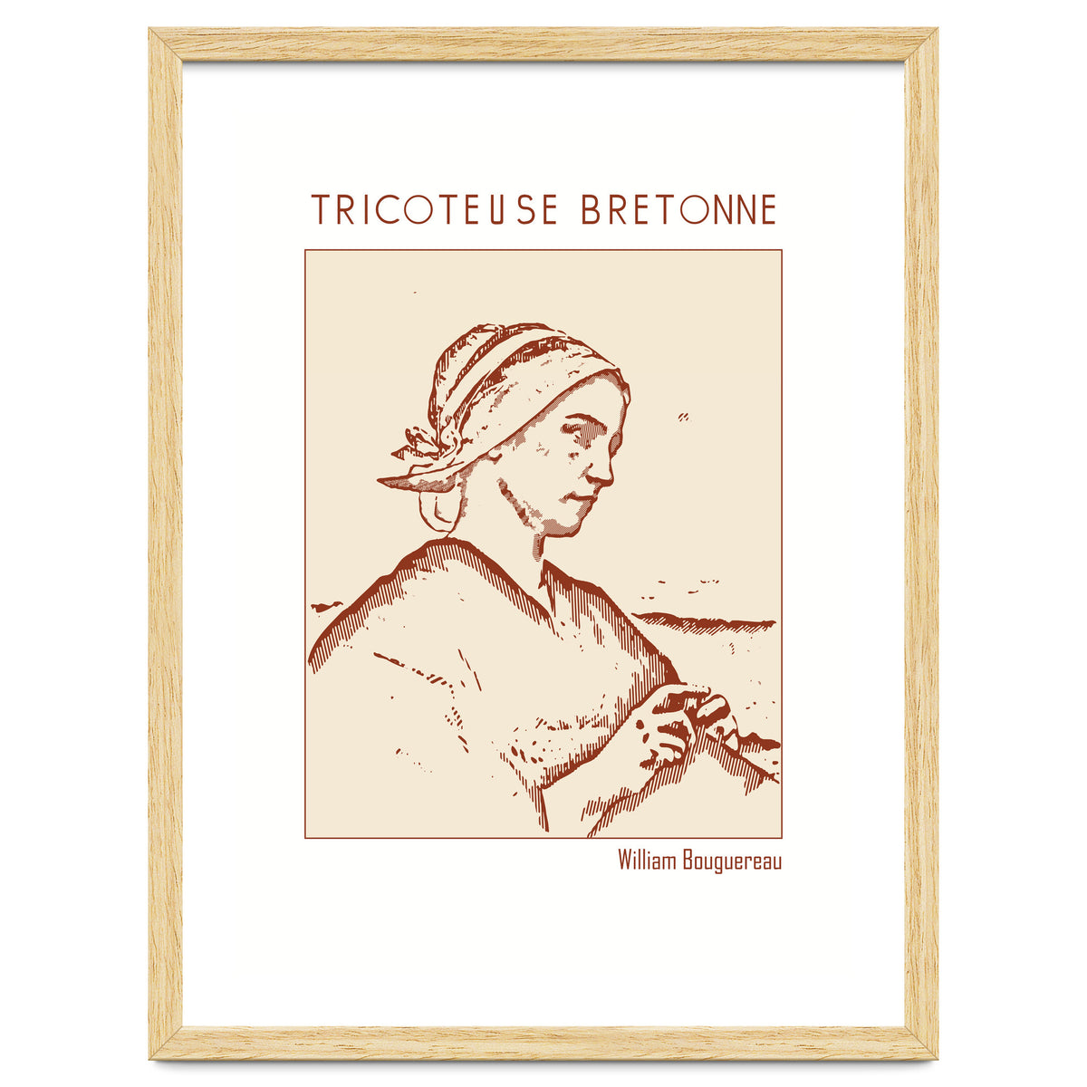 Tricoteuse Bretonne – William Bouguereau