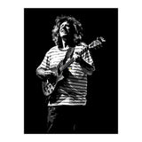 Pat Metheny American Jazz Guitarist Legend in Monochrome (Print Only) thumbnail