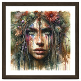 Wild Bloom Druid Woman Portrait thumbnail