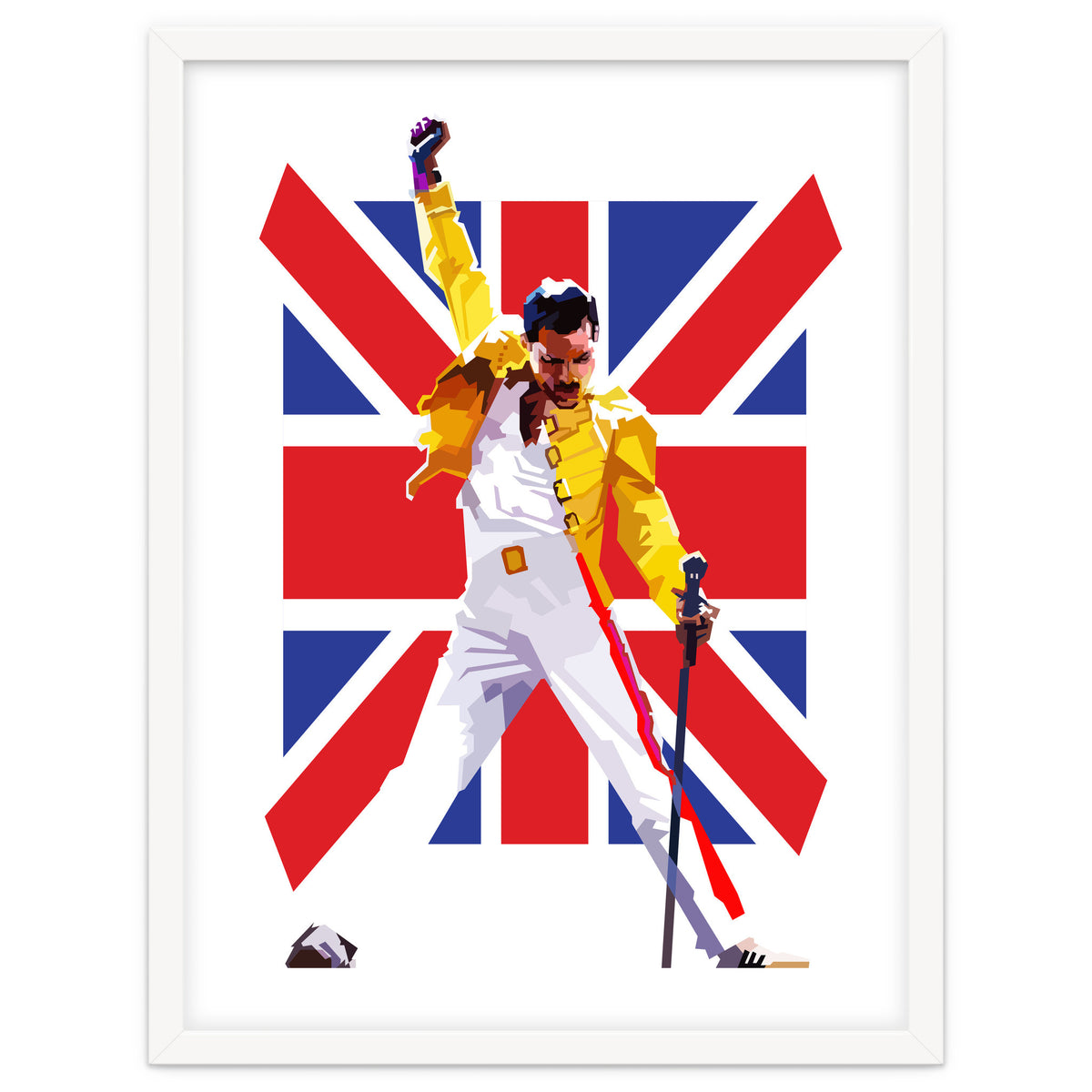 Pop Art Freddie Mercury Icon Rock Music