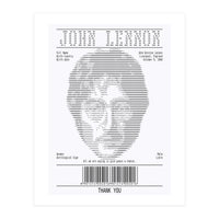 Receipt Art John Lennon Quotes  (Print Only)