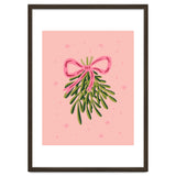 Mistletoe And Pink Bow thumbnail