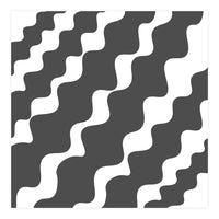 Grey Wavy Pattern (Print Only)