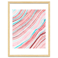 Between the Lines, Pastel Watercolor Abstract Painting, Subtle Neutral Minimal Illustration
