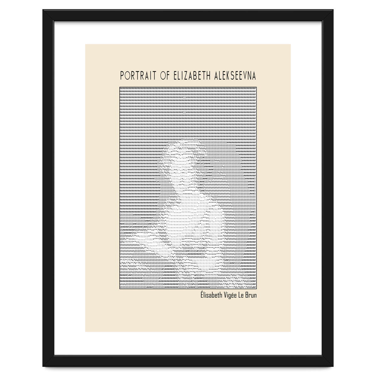 Portrait Of Elizabeth Alekseevna Wife Emperor Alexander I