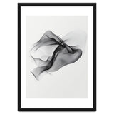 Abstract Black Flowing Fabric Wave thumbnail