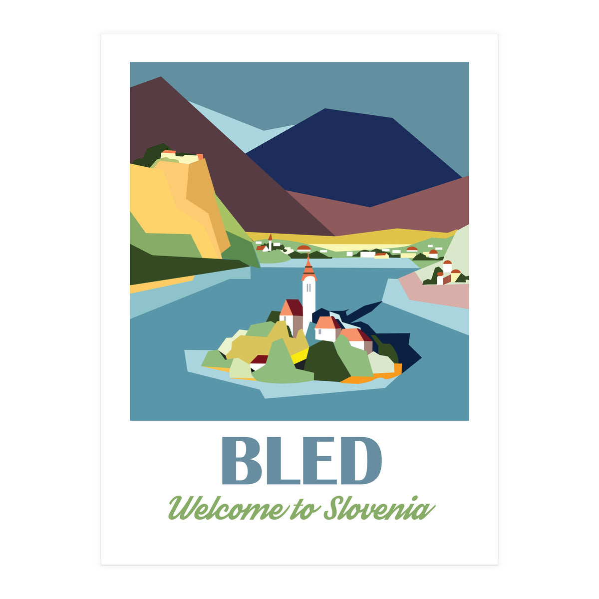Bled, Welcome To Slovenia (Print Only)
