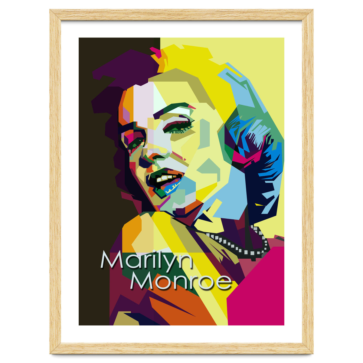 Marilyn Monroe Beauty Actress Pop Art Wpap