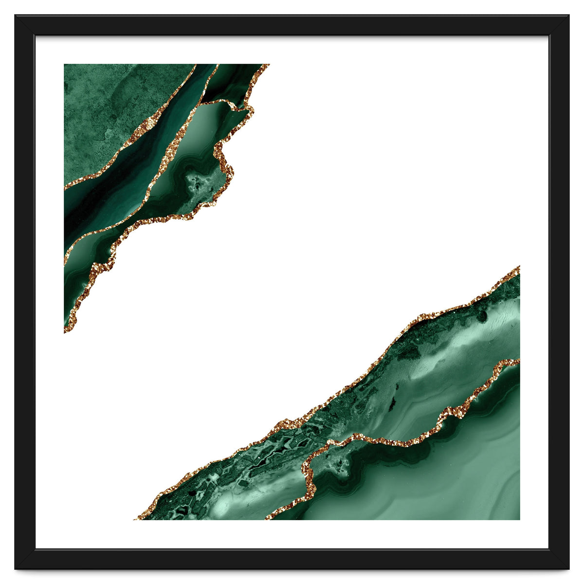 Emerald & Gold Agate Texture 13