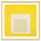 JOSEF ALBERS - HOMAGE TO THE SQUARE YELLOW WHITE thumbnail