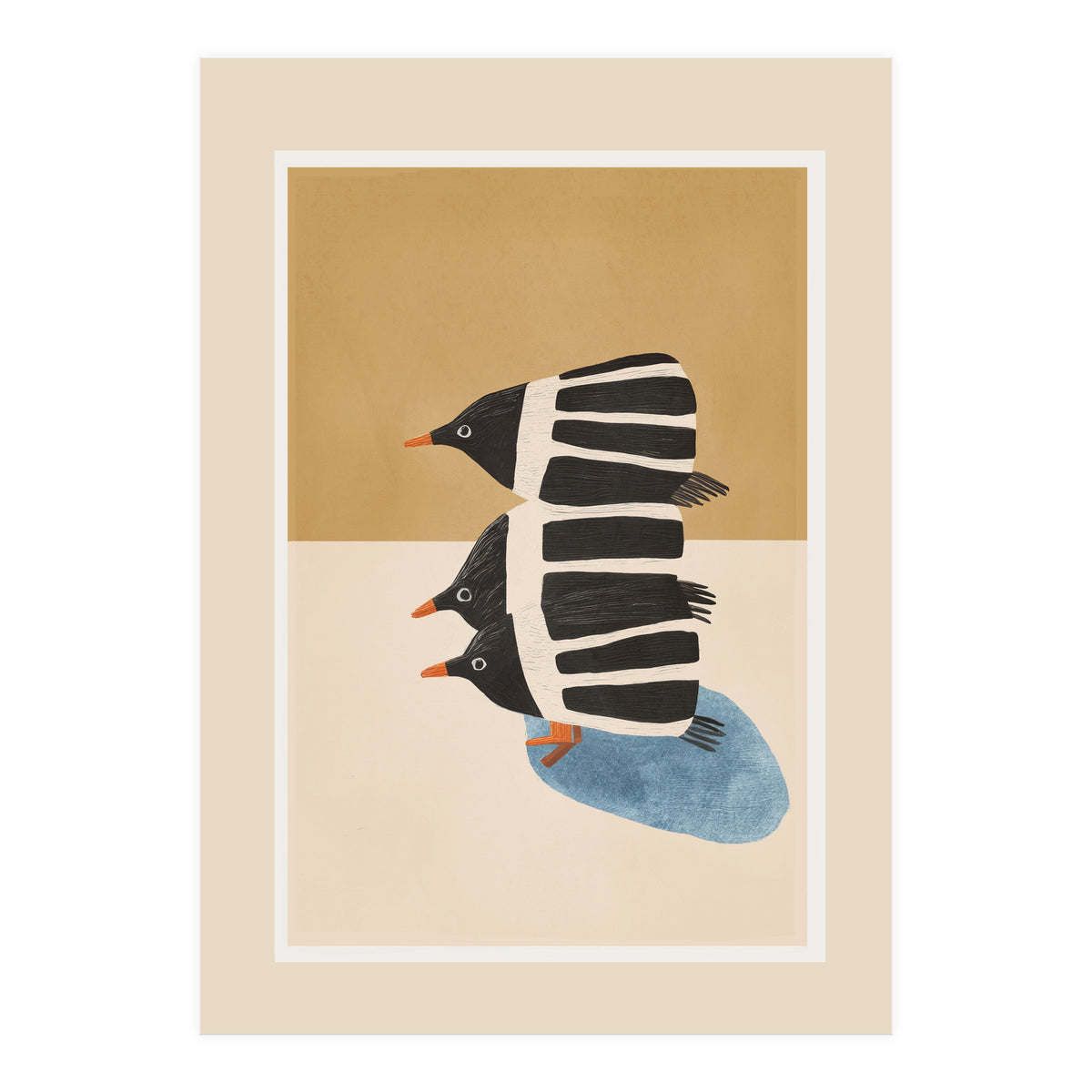Minimal Penguin Stack (Print Only)