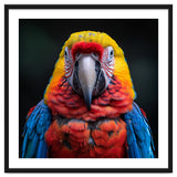 Close Up Portrait Of A Colorful Macaw Parrot thumbnail