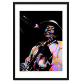 John Lee Hooker American Blues Guitarist Colorful Art thumbnail