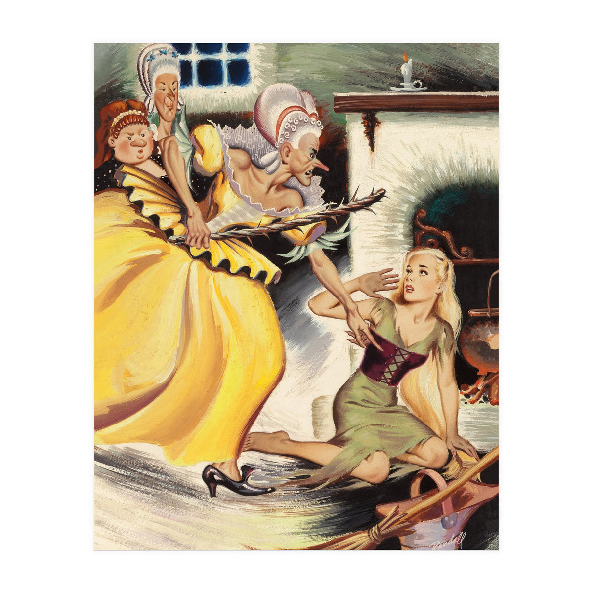 Pinup Cinderella  (Print Only)