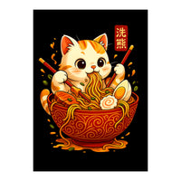 Ramen Cute Cat (Print Only)
