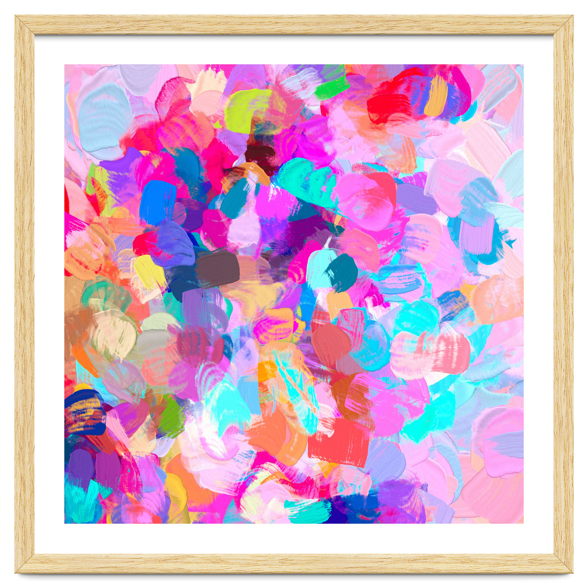 Candy Shop | Abstract Modern Bohemian Eclectic Colorful Painting | Pop of color Contemporary