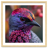 Vibrant Exotic Bird Detailed Feather Close Up thumbnail