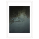 Moody Rain Puddle Ripples Oil Painting thumbnail