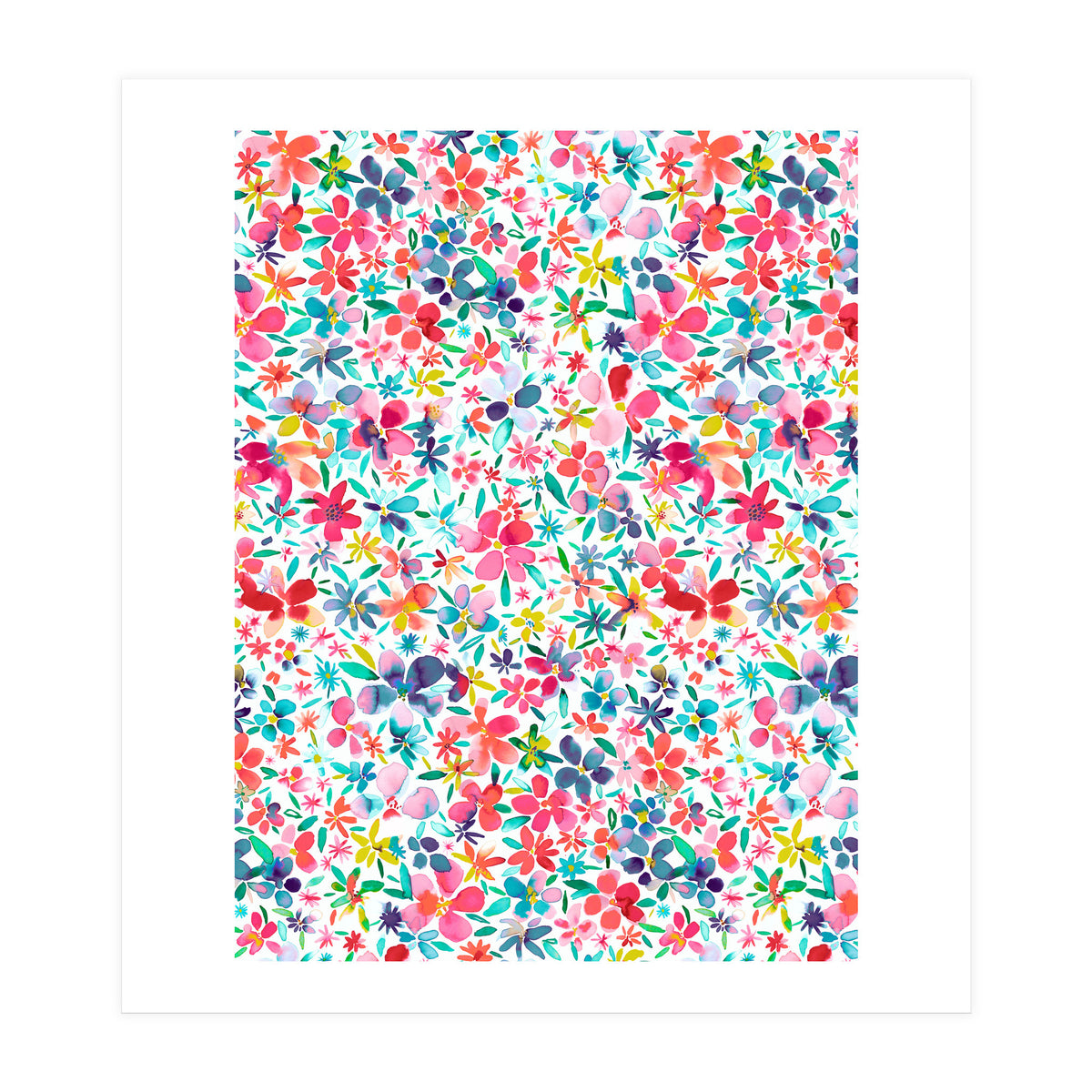 Colorful Flower Petals (Print Only)