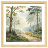 Atmospheric Forest Watercolor Painting thumbnail