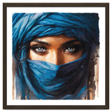 Blue Eyes Tuareg Woman Portrait thumbnail