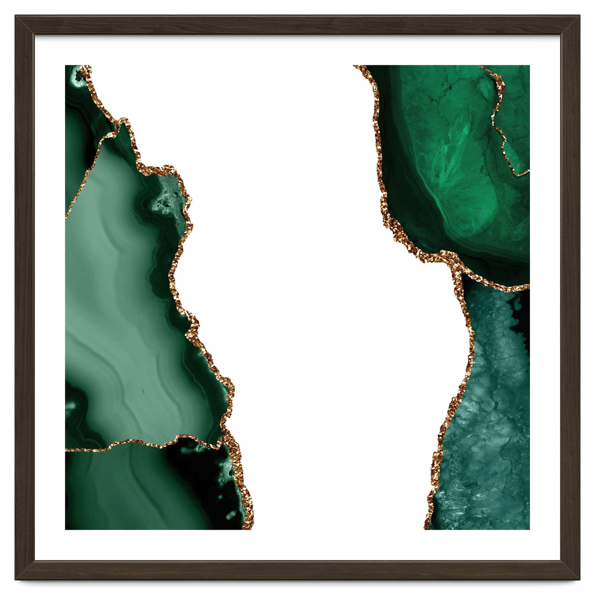Emerald & Gold Agate Texture 15