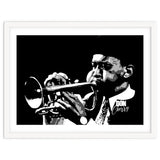 Don Cherry American Jazz Trumpeter in Grayscale thumbnail