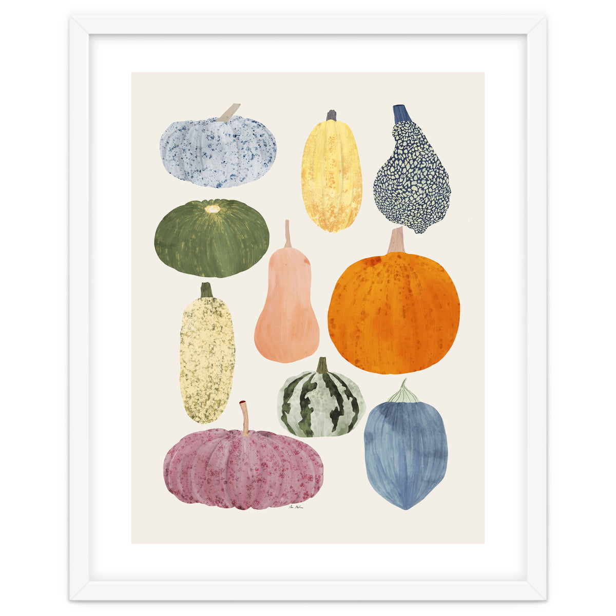 Still Life Of Pumpkins