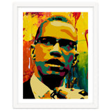 Malcolm X Colorful Abstract Art 2 thumbnail