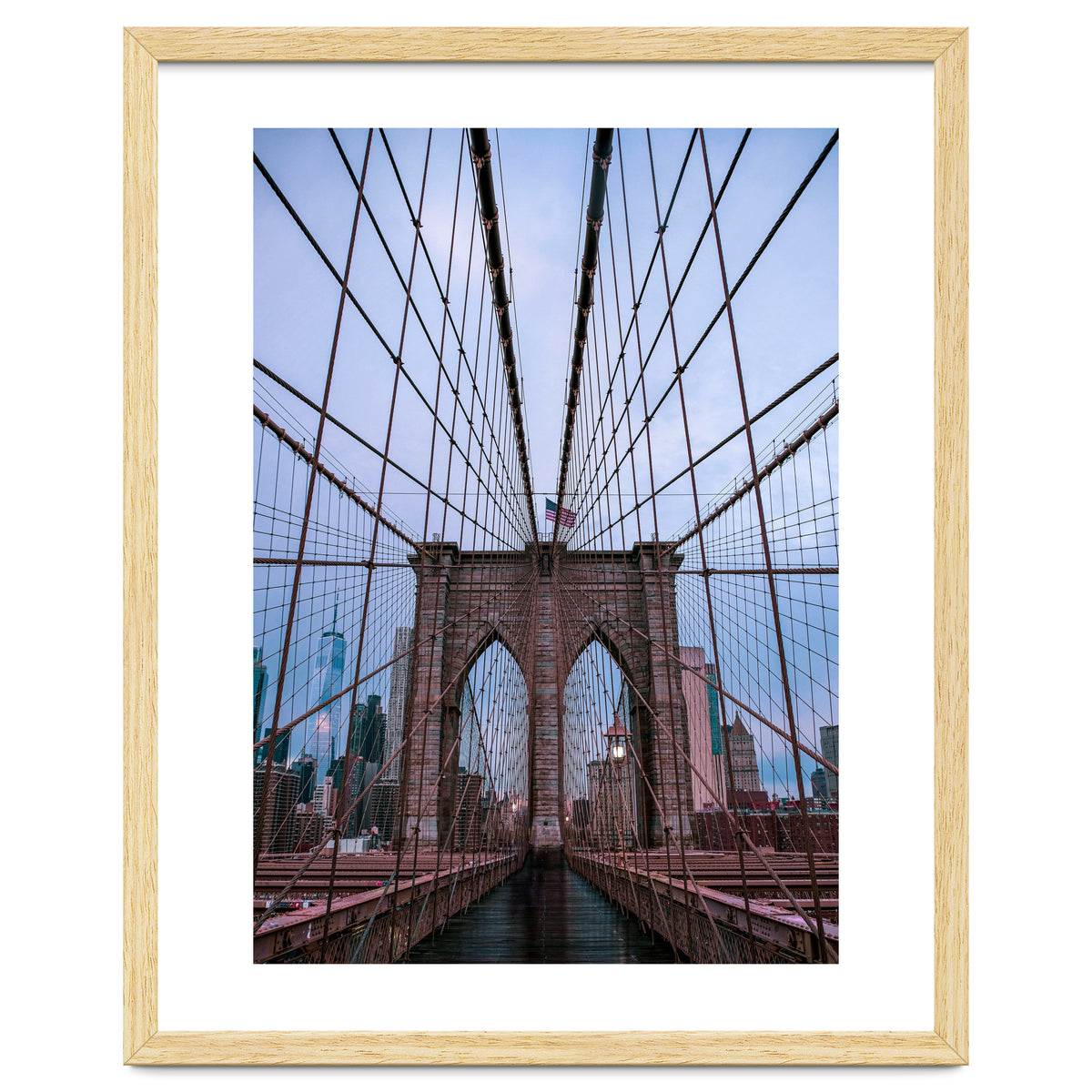Brooklyn Bridge at Dawn, Iconic New York City Photography