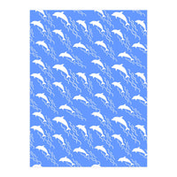 Swimming dolphins (Print Only)