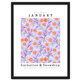 Carnation & Snowdrop January Birth Flower thumbnail