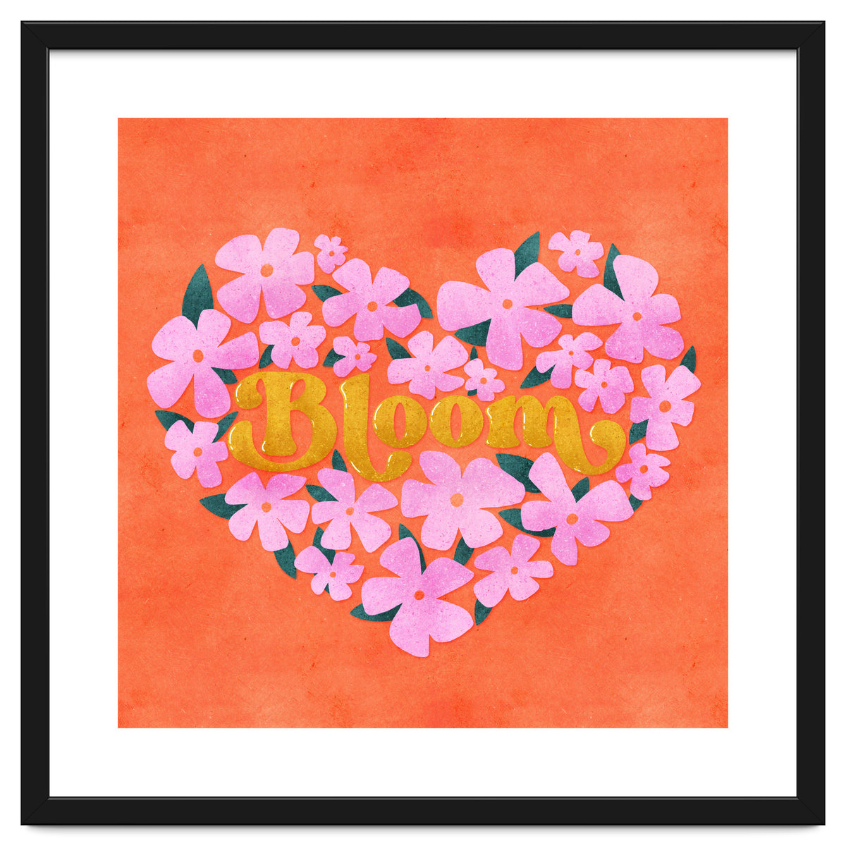 Bloom Floral Heart