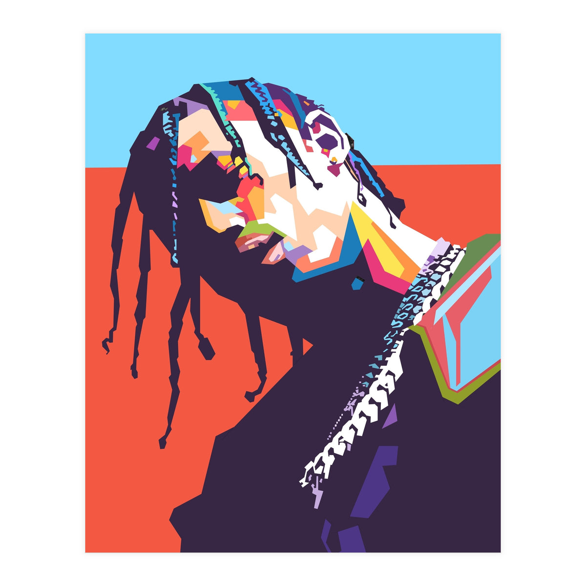 Travis Scott wpap art (Print Only)