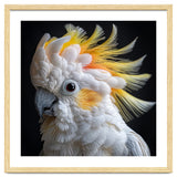 Beautiful Cockatoo Parrot Portrait Headshot thumbnail