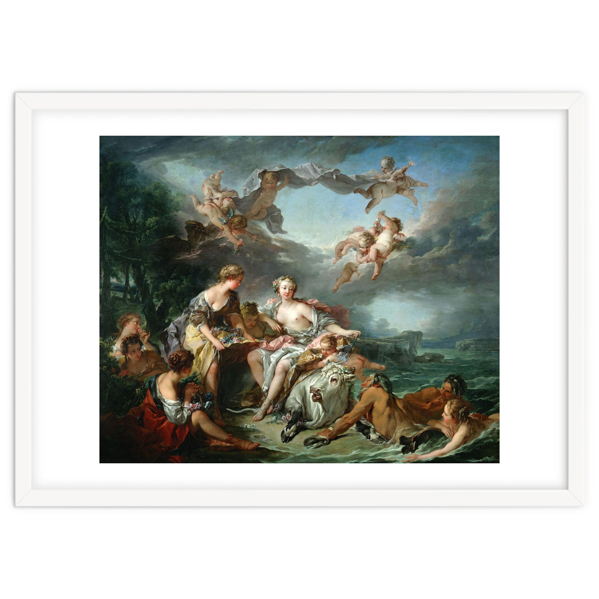 The rape of Europa, 1747. FRANCOIS BOUCHER.